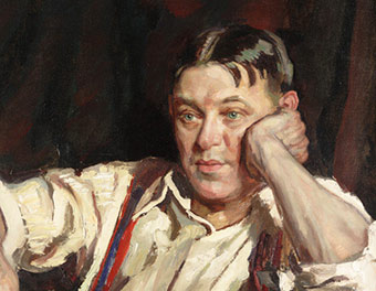 Painting of H.L. Mencken