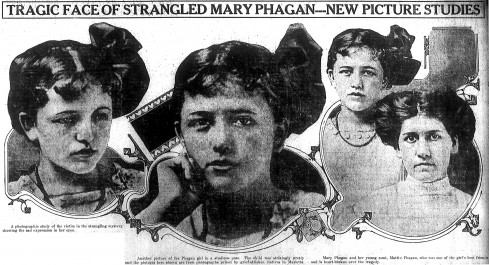 Mary Phagan and her aunt, Mattie Phagan